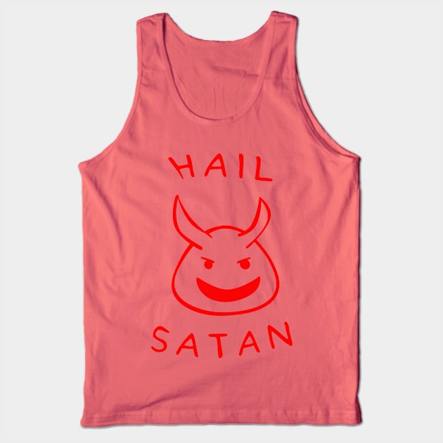 Hail Satan Tank Top by TipToeTee